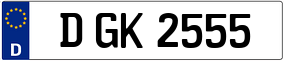 Truck License Plate